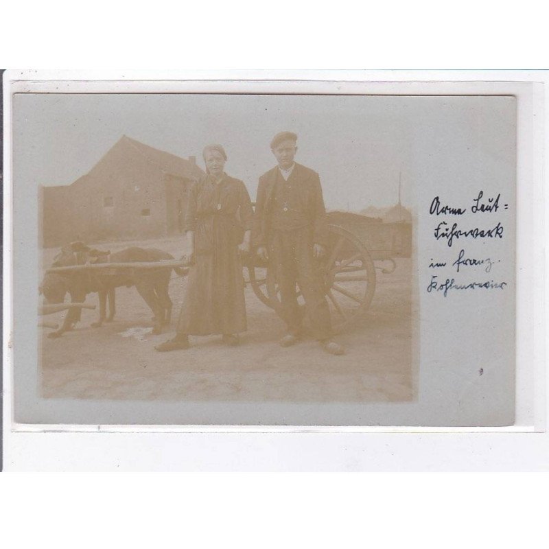 BETHUNE(?): voiture à chien, attelage - très bon état