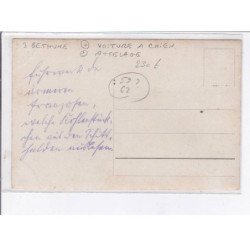 BETHUNE(?): voiture à chien, attelage - très bon état