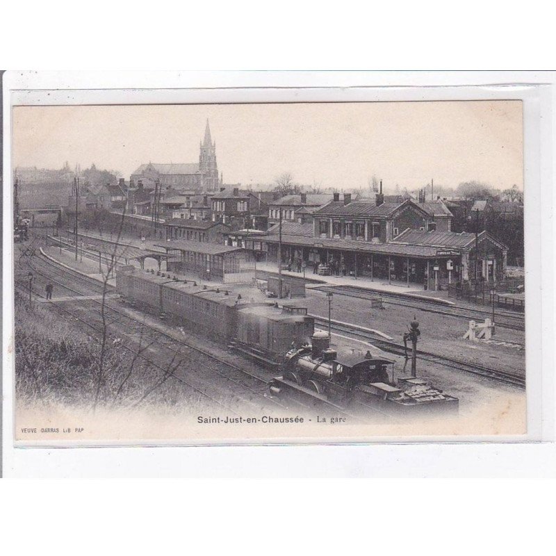 SAINT-JUST-en-CHAUSSEE: la gare - très bon état