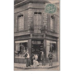 BRIONNE : magasin de chaussures Lefebvre vers 1910 - très bon état
