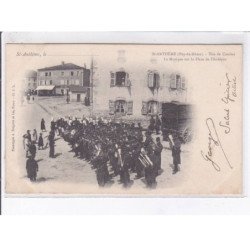 SAINT-ANTHEME: tirs de combat la musique sur la place de l'aubépin - très bon état