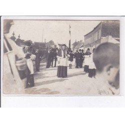 BOULOGNE-sur-MER(?): procession, photo rare - état