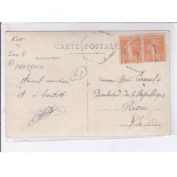 RIOM: carte photo d'un pressoir - très bon état