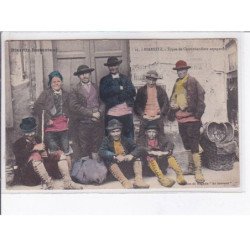BIARRITZ: types de contrebandiers espagnole, très rare en couleur - très bon état