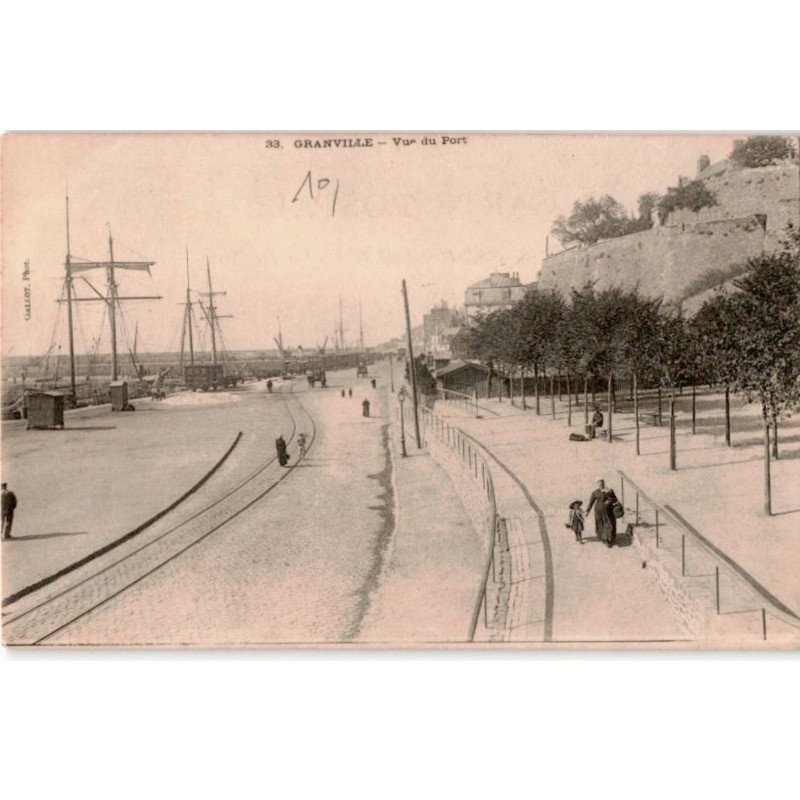 GRANVILLE: vue sur port - très bon état