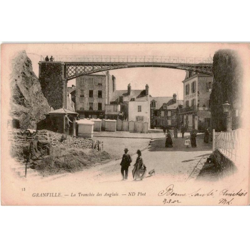GRANVILLE: la tranchée des anglais - très bon état