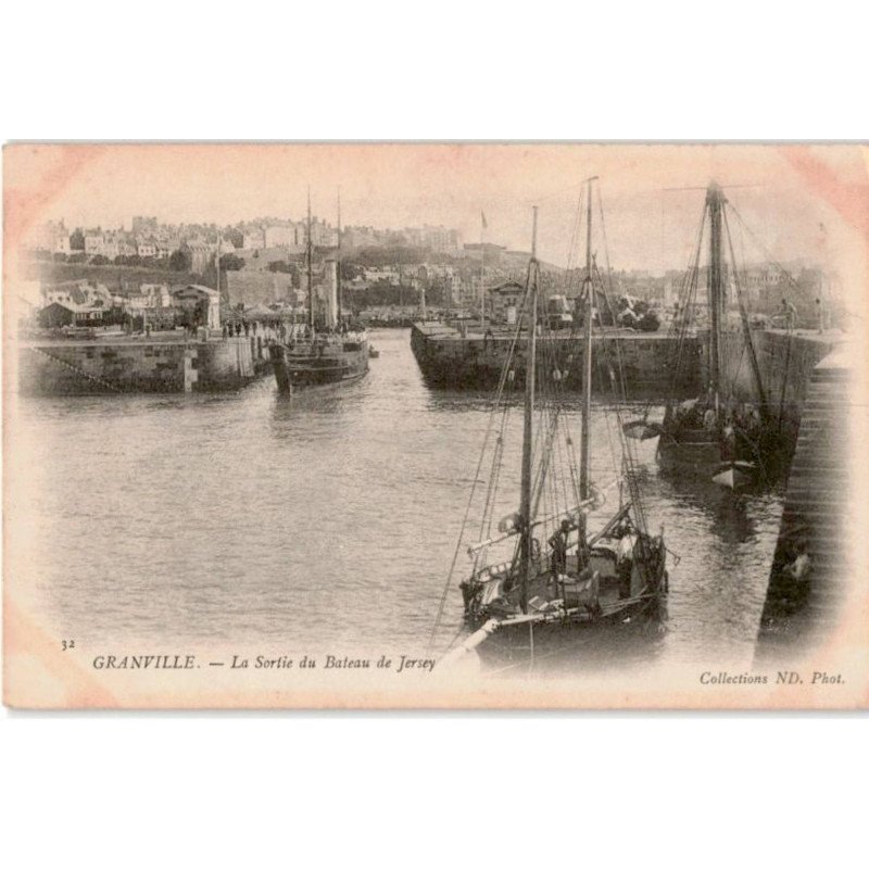 GRANVILLE: la sortie du bateau de jersey - très bon état