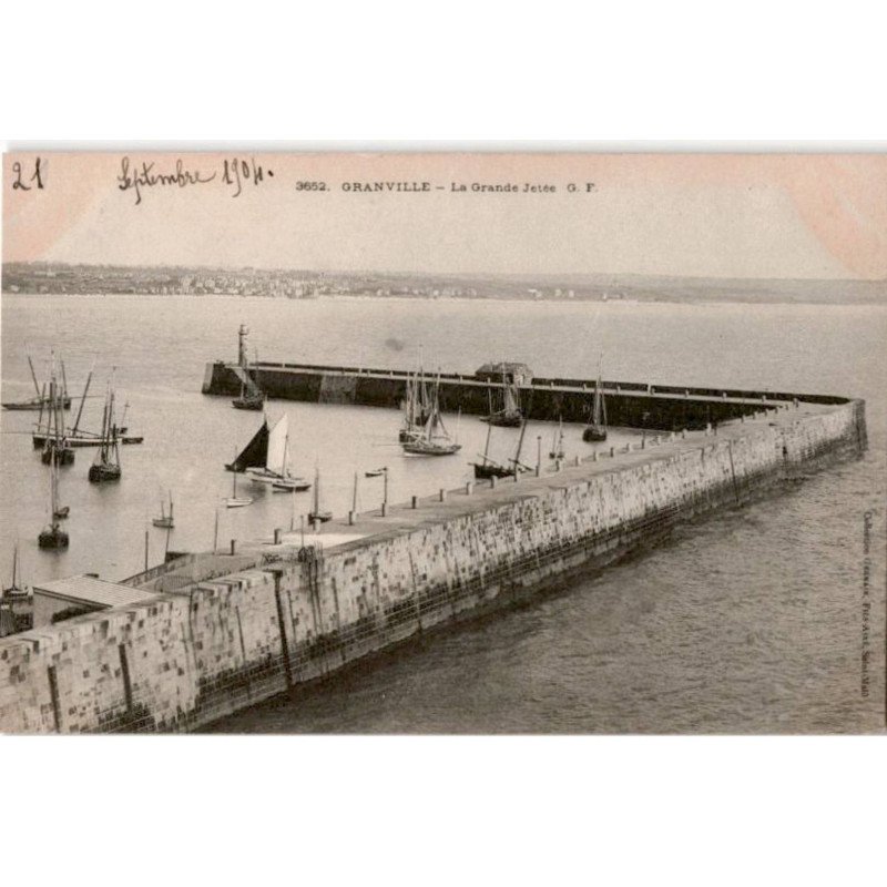 GRANVILLE: la grande jetée - très bon état
