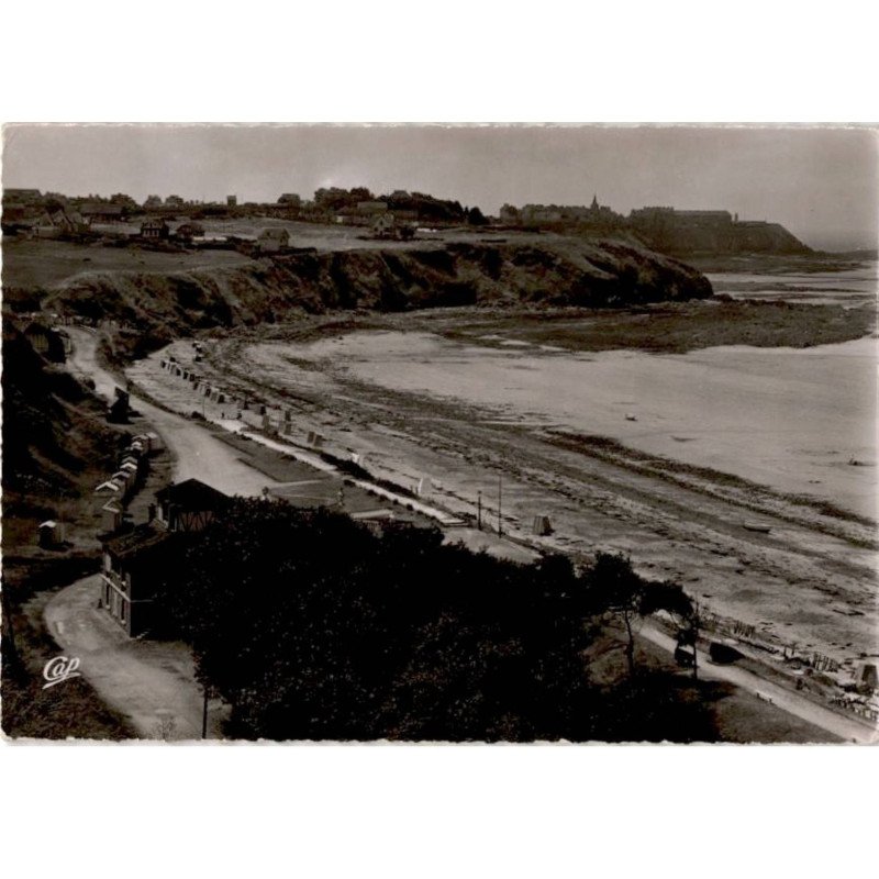 GRANVILLE: vue générale de la plage vers granville - très bon état
