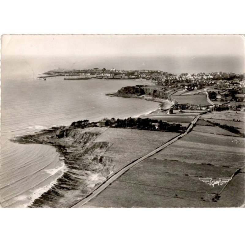 GRANVILLE: la côte de saint-pair, la france vue du ciel - très bon état