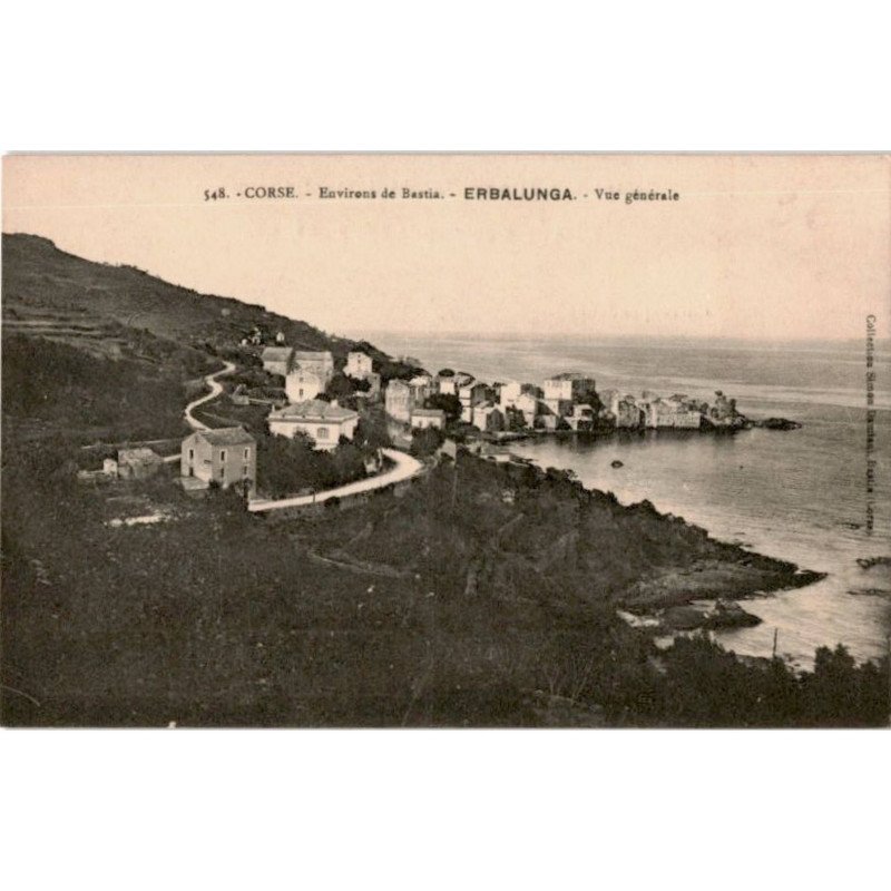 CORSE: erbalunga, vue générale - très bon état