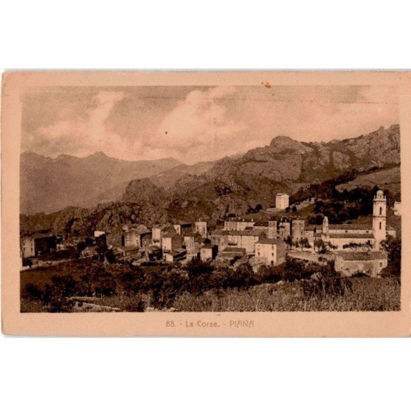 CORSE: piana, vue générale - très bon état