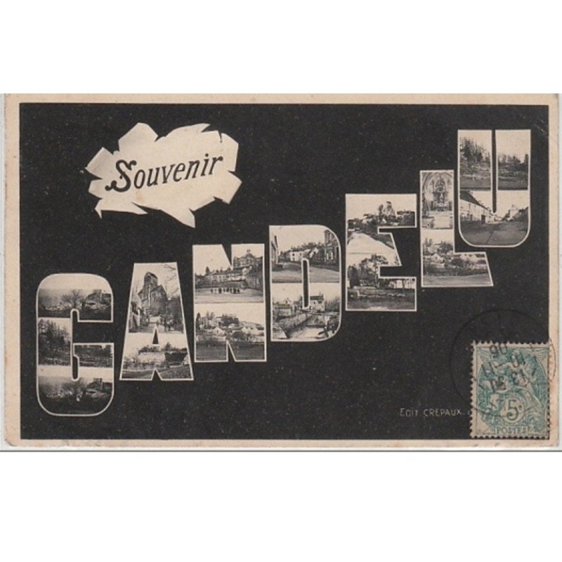 GANDELU : souvenir de ... vers 1910 - très bon état