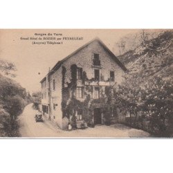 Environs de PEYRELEAU : grand Hôtel du ROZIER vers 1920 - très bon état