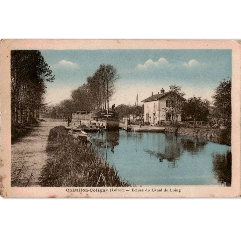 CHATILLON-COLIGNY: écluse du canal du loing - état