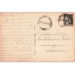 CHATILLON-COLIGNY: vue générale la poste - état
