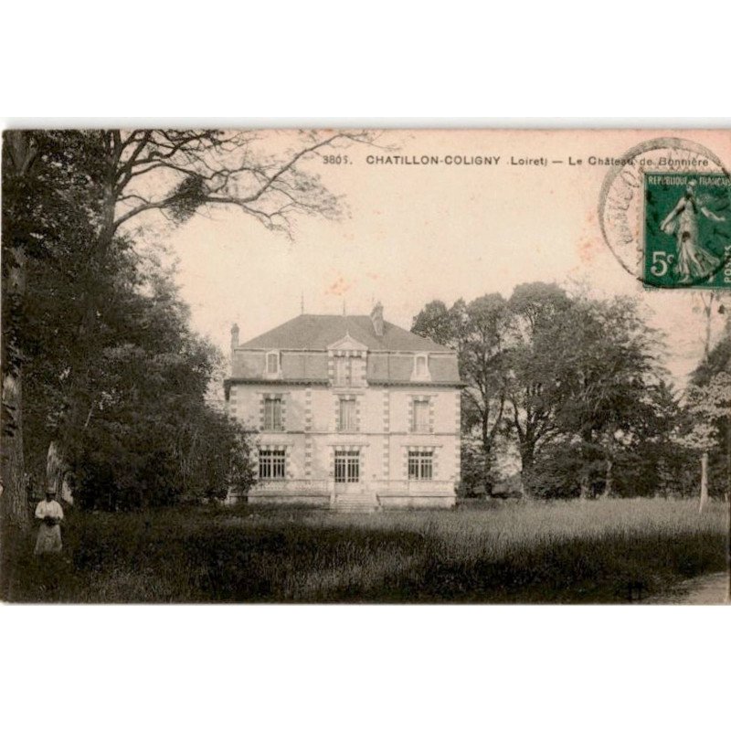 CHATILLON-COLIGNY: le château de bonnière - très bon état