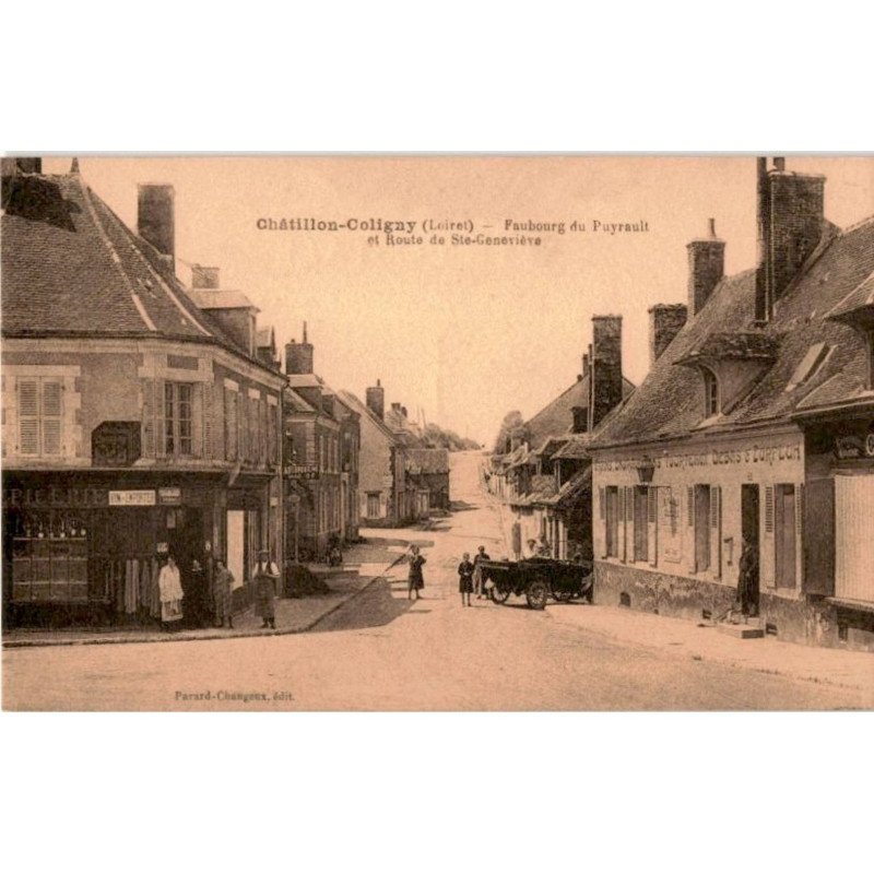 CHATILLON-COLIGNY: faubourg du peyrault route de sainte-geneviève des bois - très bon état