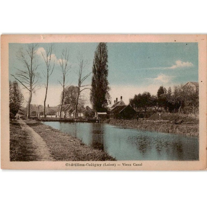 CHATILLON-COLIGNY: vieux canal - état