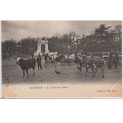 CHARTRES : le marché aux vaches - bon état (légères marques d'album)