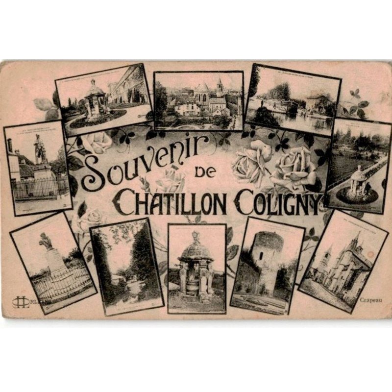 CHATILLON-COLIGNY: souvenir de chatillon coligny - état