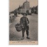 SAINT AUBIN SUR MER : le Père """"La Rôtie"""", pêcheur de crabes vers 1910 - très bon état