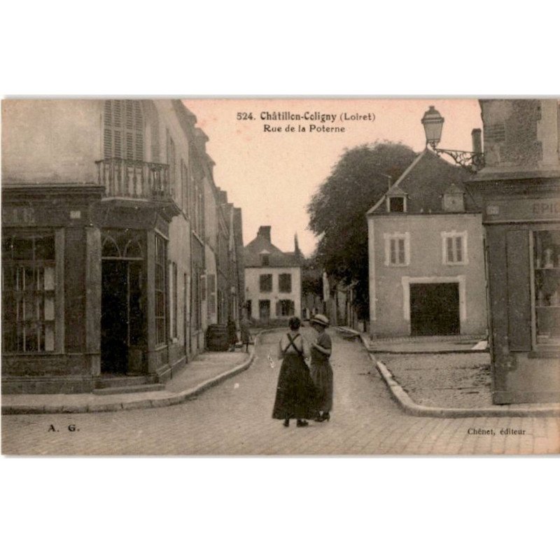 CHATILLON-COLIGNY: rue de la poterne - très bon état