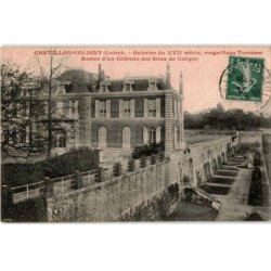 CHATILLON-COLIGNY: galeries du XVIIe siècle magnifique terrasse restes d'un château des sires de Coligny - très bon état