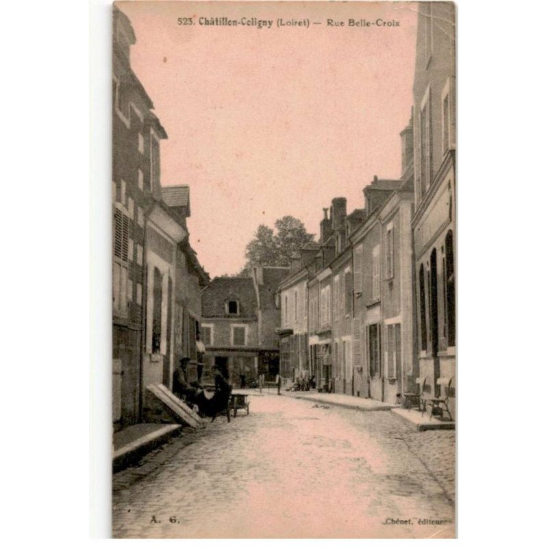 CHATILLON-COLIGNY: rue belle-croix - état