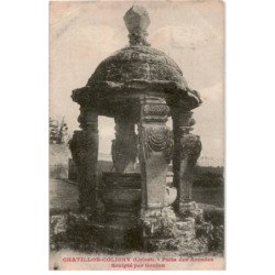 CHATILLON-COLIGNY: puits des arcades sculpté par Goujon - état