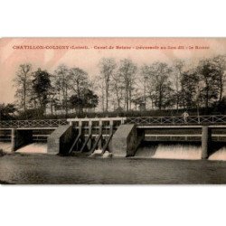 CHATILLON-COLIGNY: canal de briare déversoir au lieu dit : la ronce - très bon état