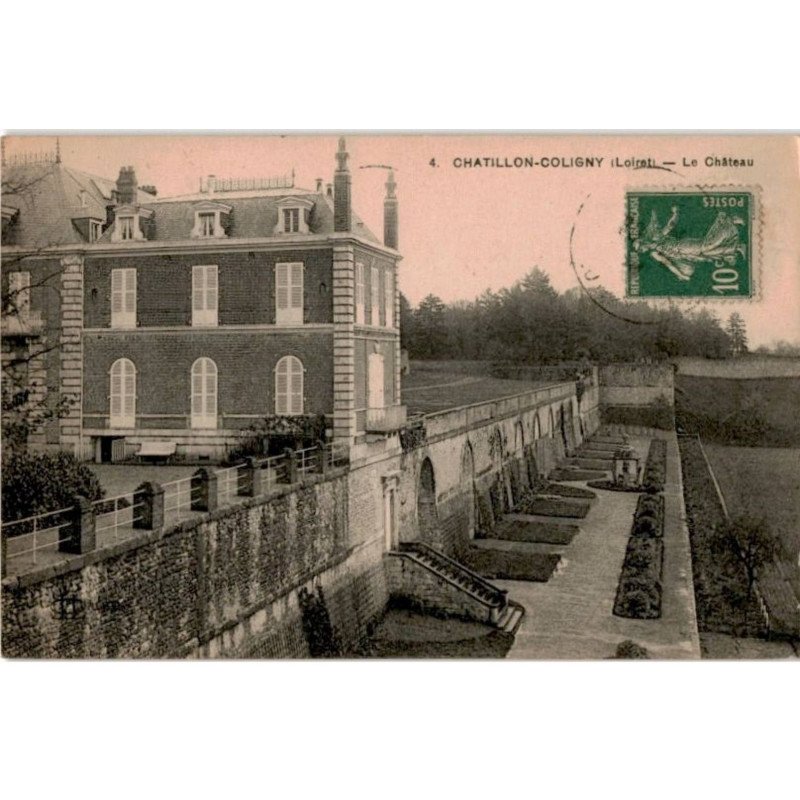 CHATILLON-COLIGNY: le château - très bon état