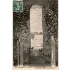 CHATILLON-COLIGNY: tombeau de Gaspard de Coligny amiral de France 1517-1572 - très bon état