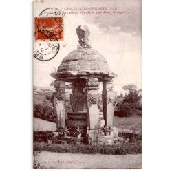 CHATILLON-COLIGNY: puits des arcades sculpté par Jean Goujon - très bon état