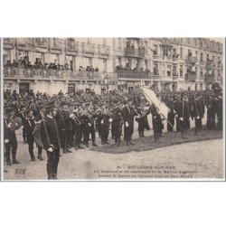 BOULOGNE SUR MER : fêtes de l'inauguration de la statue de JOSE DE SAN MARTIN en 1909 - très bon état