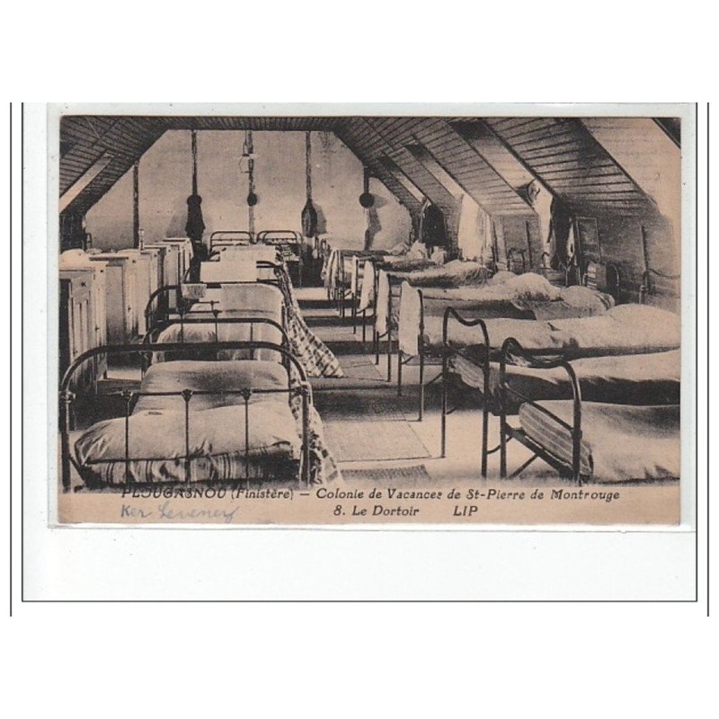PLOUGASNOU : Ker Lenevez - colonie de vacances de Saint Pierre de Montrouge - bon état (timbre décollé au dos)