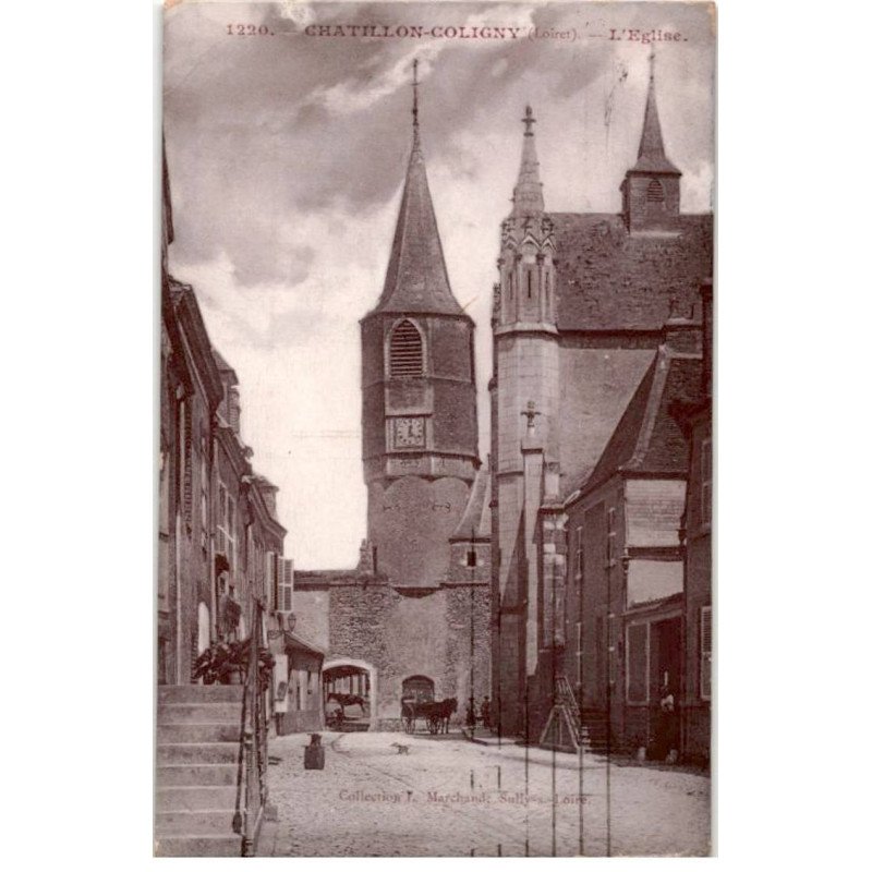 CHATILLON-COLIGNY: l'église - état