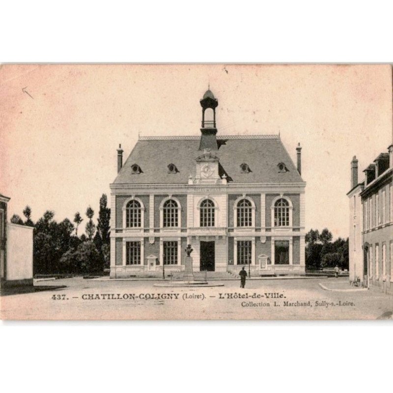 CHATILLON-COLIGNY: l'hôtel-de-ville - très bon état