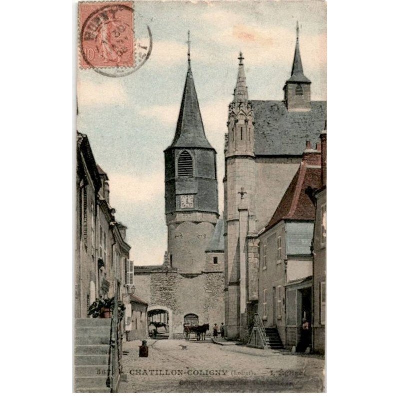CHATILLON-COLIGNY: l'église - très bon état