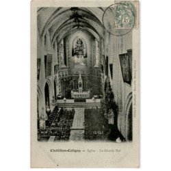 CHATILLON-COLIGNY: église la grande nef - très bon état
