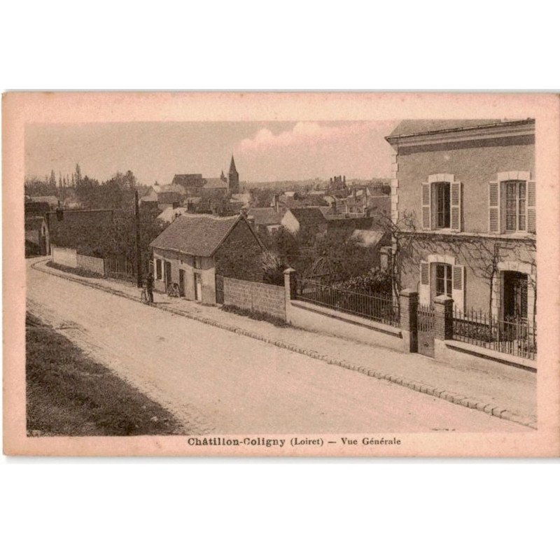 CHATILLON-COLIGNY: vue générale - très bon état