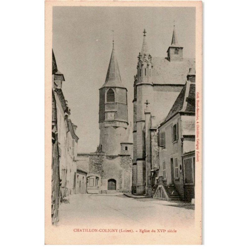 CHATILLON-COLIGNY: église du XVIe siècle - très bon état