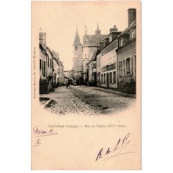 CHATILLON-COLIGNY: rue de l'église XVIe siècle - très bon état