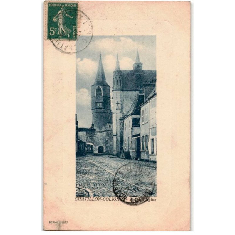 CHATILLON-COLIGNY: église - très bon état