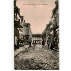 CHATILLON-COLIGNY: grande rue - état