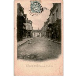 CHATILLON-COLIGNY: grande rue - état