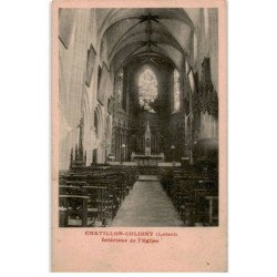 CHATILLON-COLIGNY: intérieur de l'église - très bon état