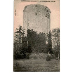 CHATILLON-COLIGNY: le donjon XVe siècle - très bon état