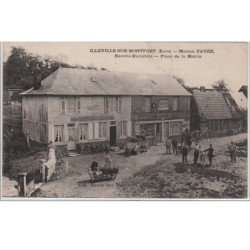 ILLEVILLE SUR MONTFORT : Maison Faure; recette buraliste (attelage à chèvre) - très bon état