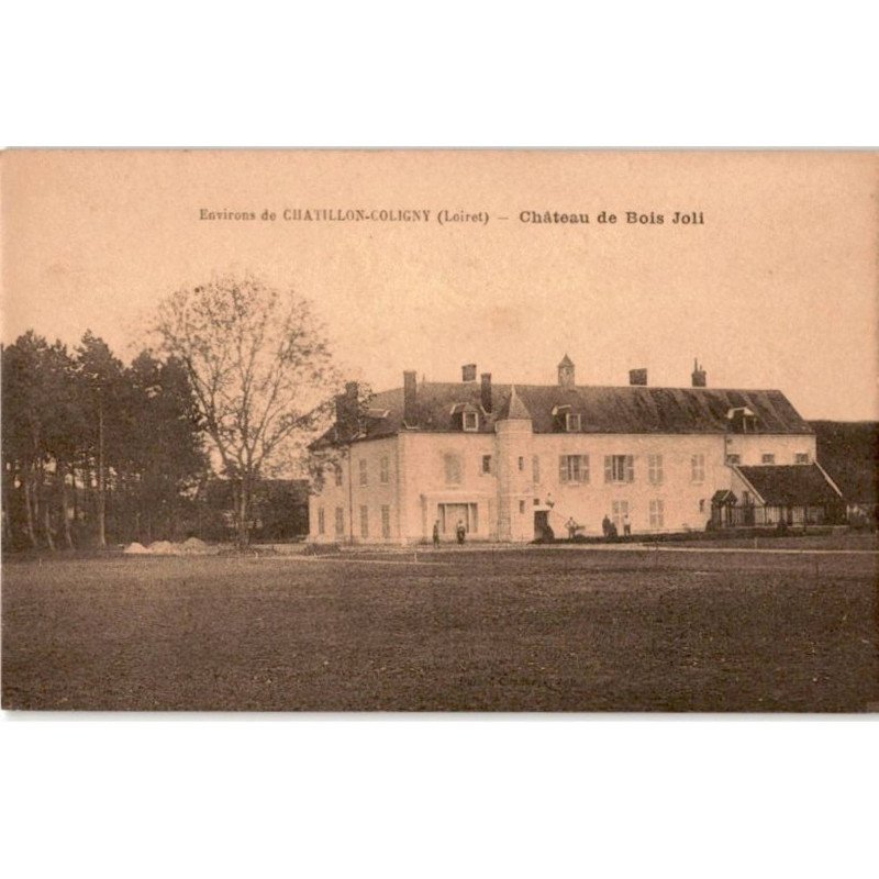 CHATILLON-COLIGNY: château de bois joli - très bon état